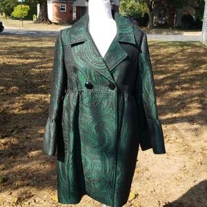 Emerald Green/Black Jacket
